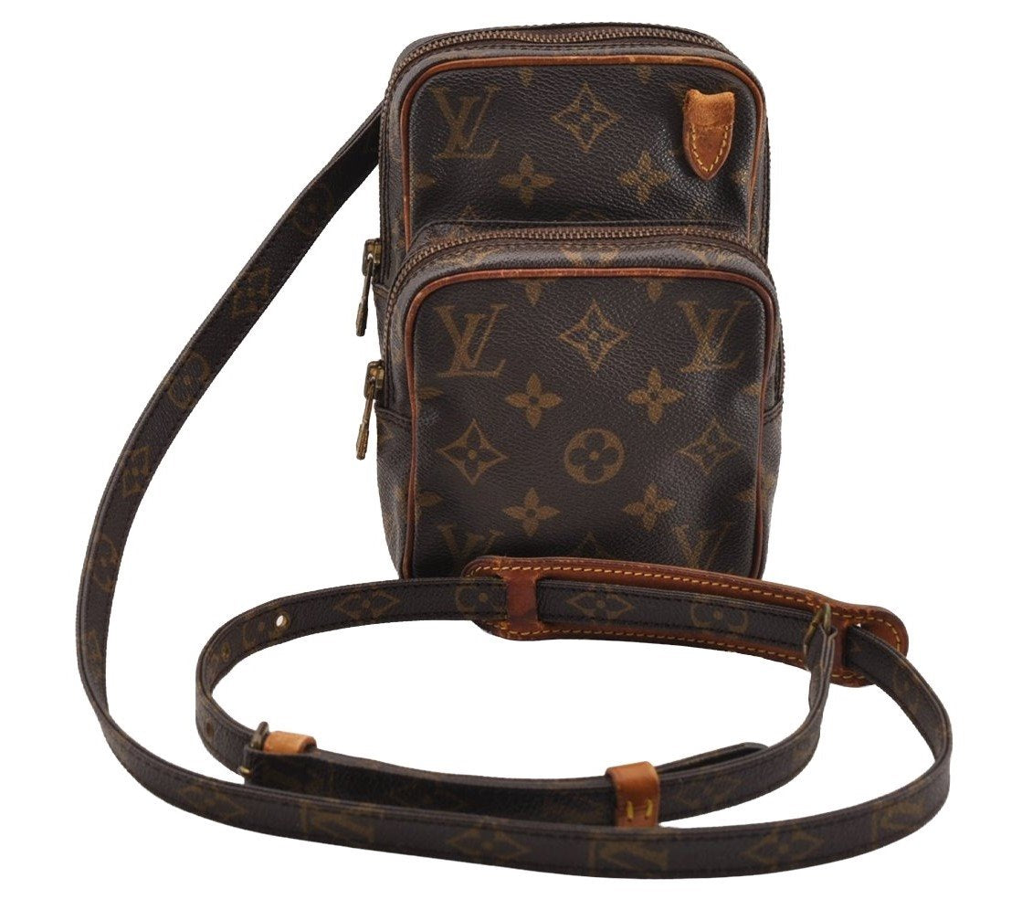 Authentic Louis Vuitton Monogram Mini Amazone Shoulder Bag M45238 Junk 4041I
