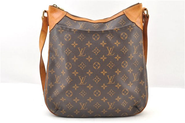 Authentic Louis Vuitton Monogram Odeon MM Shoulder Cross Bag M56389 LV 4045F