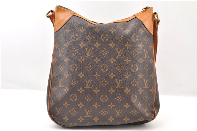 Authentic Louis Vuitton Monogram Odeon MM Shoulder Cross Bag M56389 LV 4045F