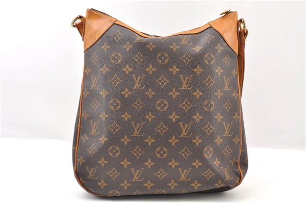 Authentic Louis Vuitton Monogram Odeon MM Shoulder Cross Bag M56389 LV 4045F