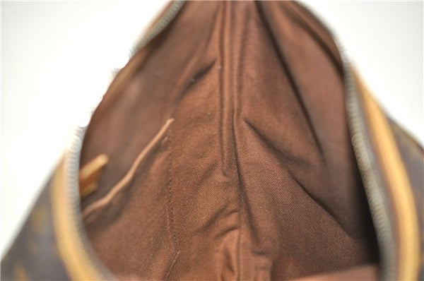 Authentic Louis Vuitton Monogram Odeon MM Shoulder Cross Bag M56389 LV 4045F