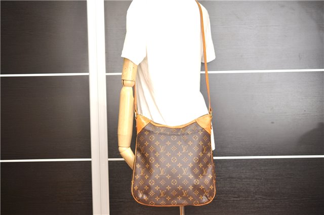 Authentic Louis Vuitton Monogram Odeon MM Shoulder Cross Bag M56389 LV 4045F