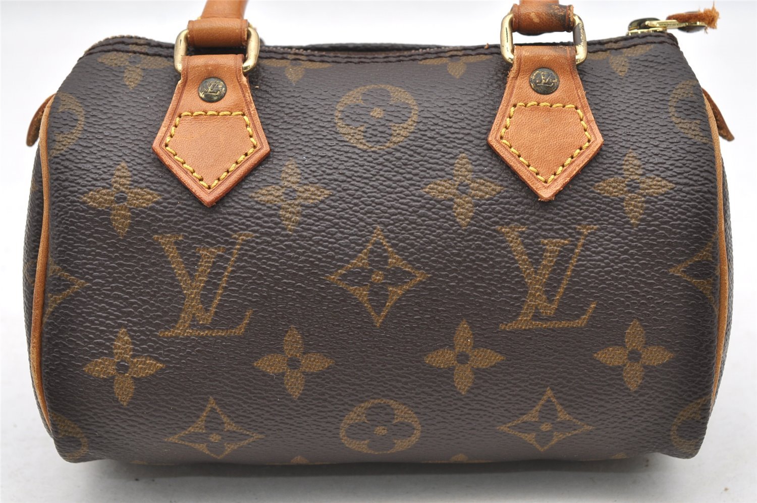 Authentic Louis Vuitton Monogram Mini Speedy Hand Bag Purse M41534 LV 4046I