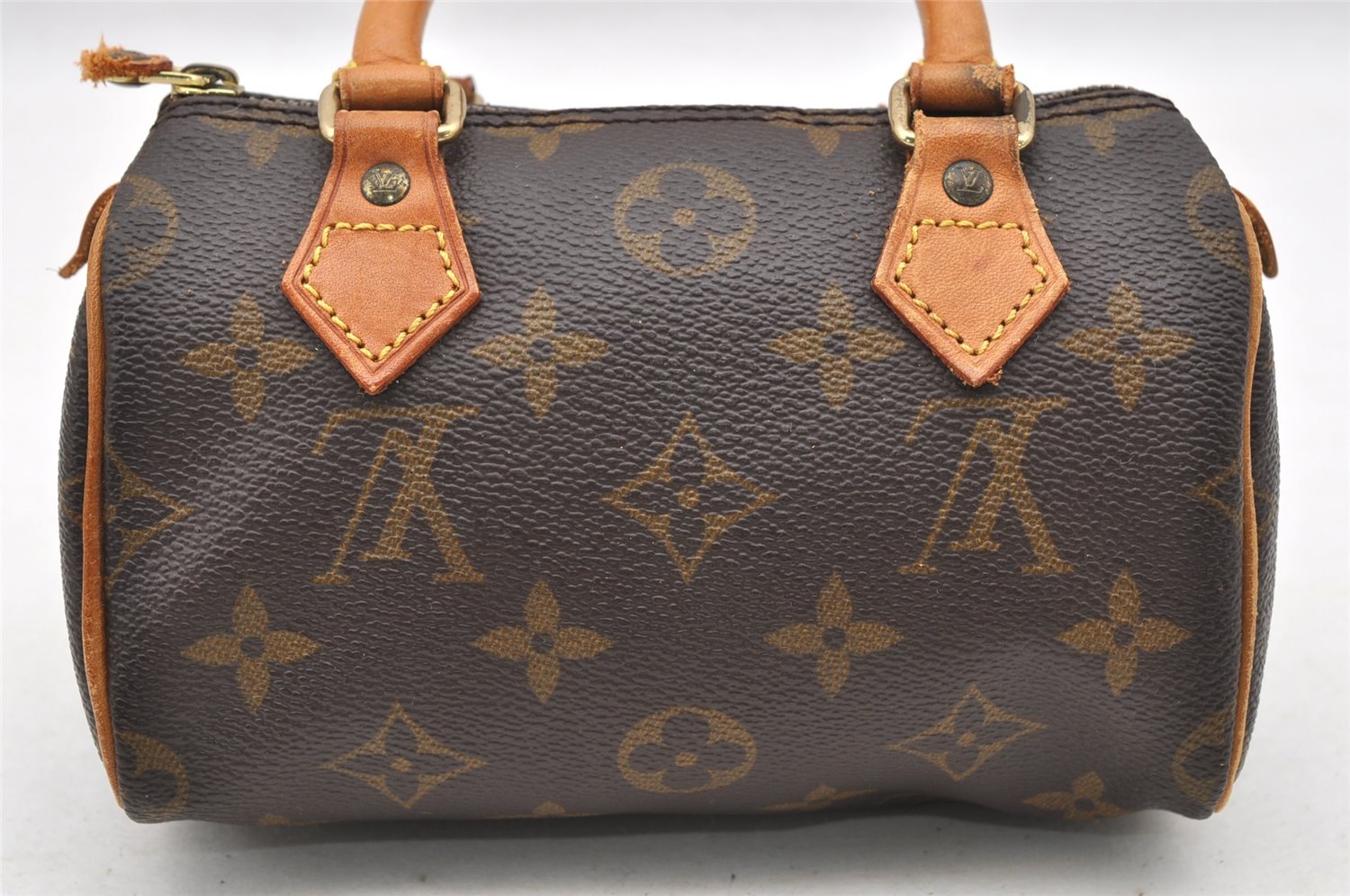 Authentic Louis Vuitton Monogram Mini Speedy Hand Bag Purse M41534 LV 4046I