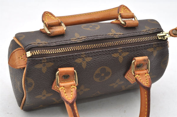 Authentic Louis Vuitton Monogram Mini Speedy Hand Bag Purse M41534 LV 4046I