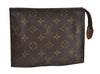 Auth Louis Vuitton Monogram Poche Toilette 19 M47544 Cosmetics Pouch Junk 4048I