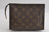 Auth Louis Vuitton Monogram Poche Toilette 19 M47544 Cosmetics Pouch Junk 4048I