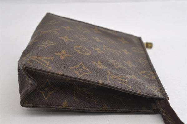 Auth Louis Vuitton Monogram Poche Toilette 19 M47544 Cosmetics Pouch Junk 4048I
