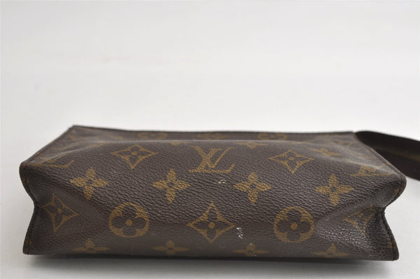 Auth Louis Vuitton Monogram Poche Toilette 19 M47544 Cosmetics Pouch Junk 4048I