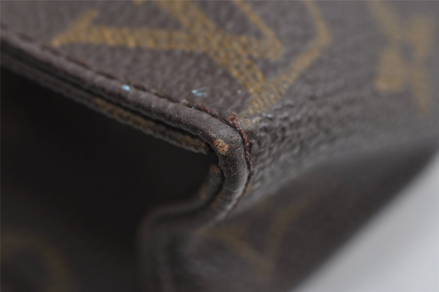 Auth Louis Vuitton Monogram Poche Toilette 19 M47544 Cosmetics Pouch Junk 4048I