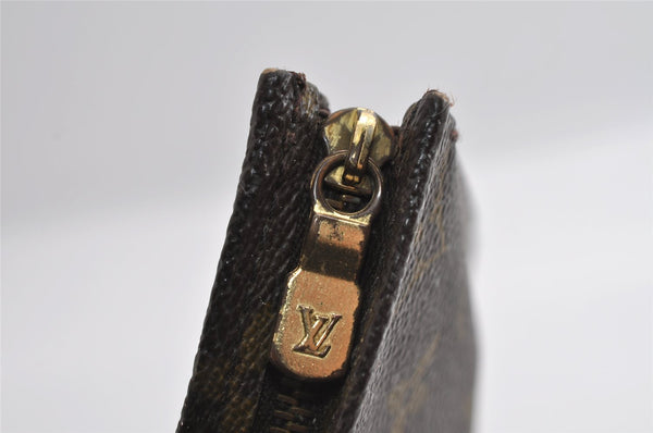 Auth Louis Vuitton Monogram Poche Toilette 19 M47544 Cosmetics Pouch Junk 4048I
