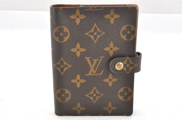 Authentic Louis Vuitton Monogram Agenda PM Notebook Cover R20005 LV 4051I