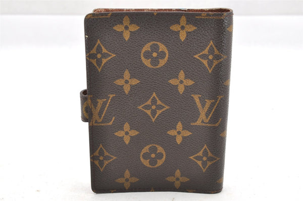 Authentic Louis Vuitton Monogram Agenda PM Notebook Cover R20005 LV 4051I