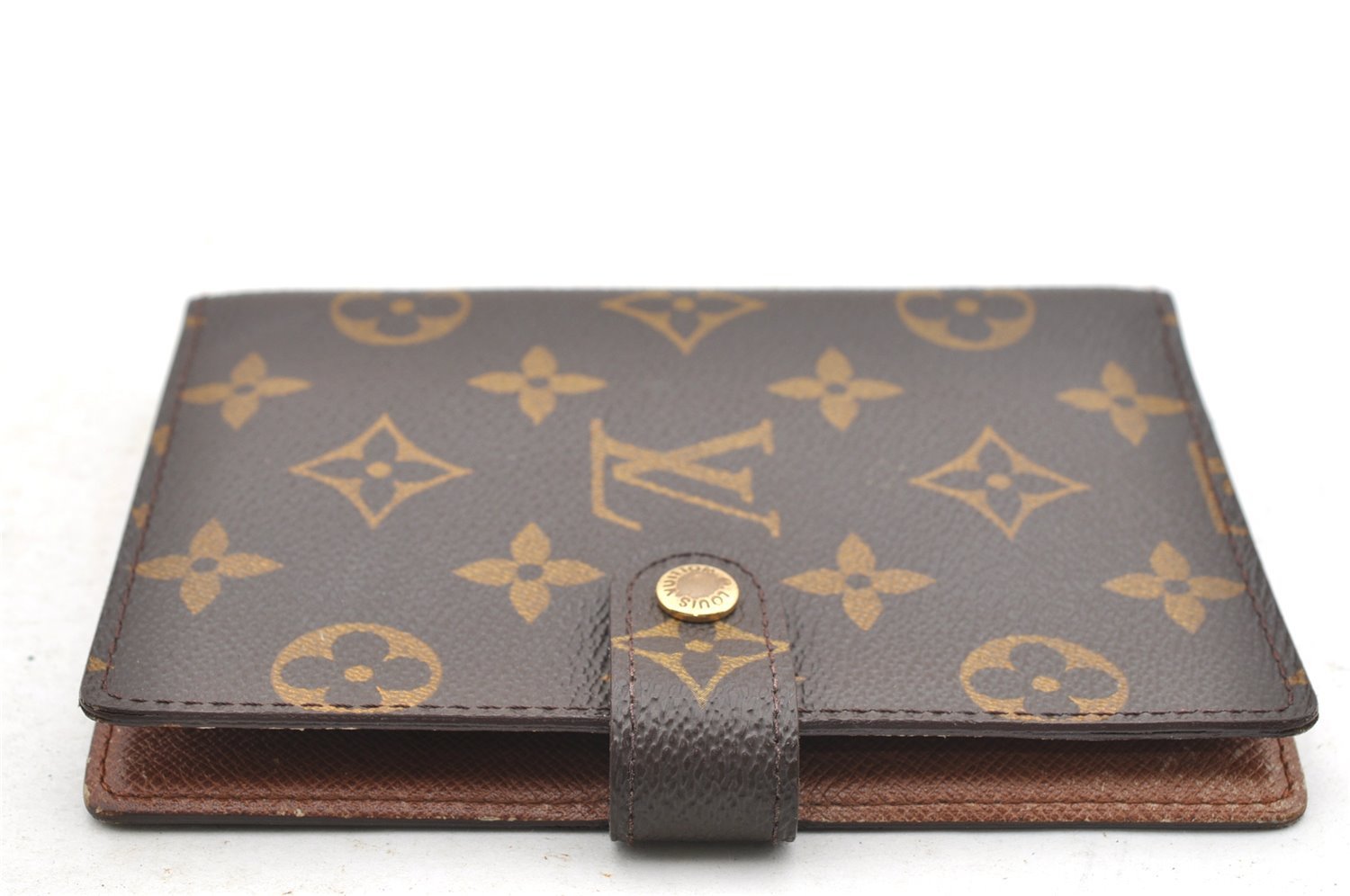 Authentic Louis Vuitton Monogram Agenda PM Notebook Cover R20005 LV 4051I