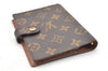 Authentic Louis Vuitton Monogram Agenda PM Notebook Cover R20005 LV 4051I
