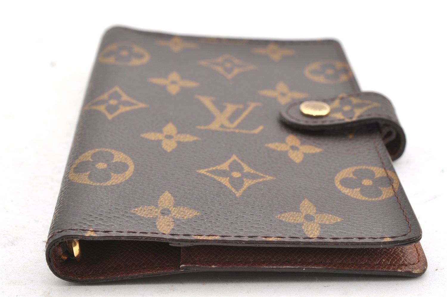 Authentic Louis Vuitton Monogram Agenda PM Notebook Cover R20005 LV 4051I