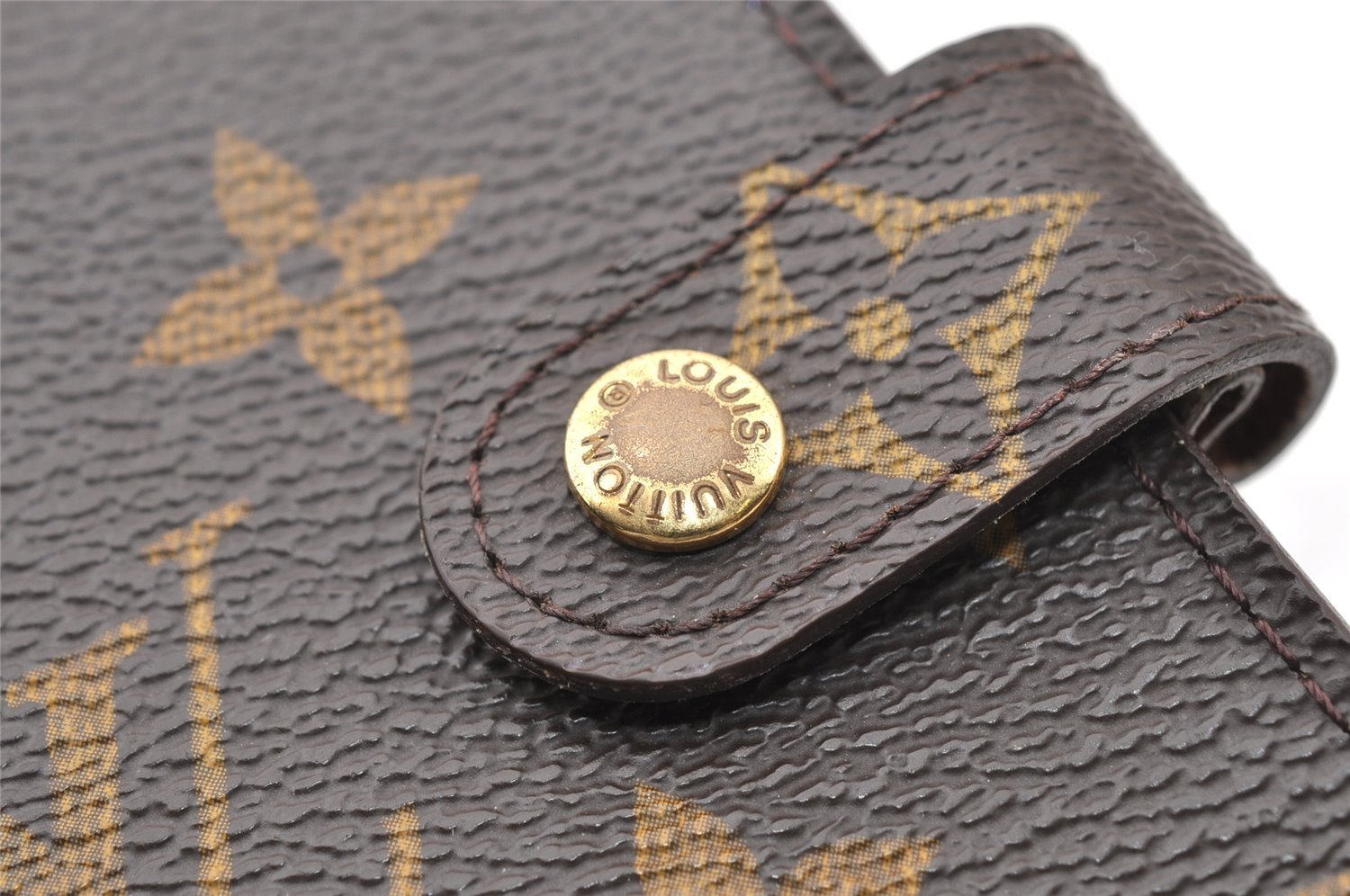 Authentic Louis Vuitton Monogram Agenda PM Notebook Cover R20005 LV 4051I