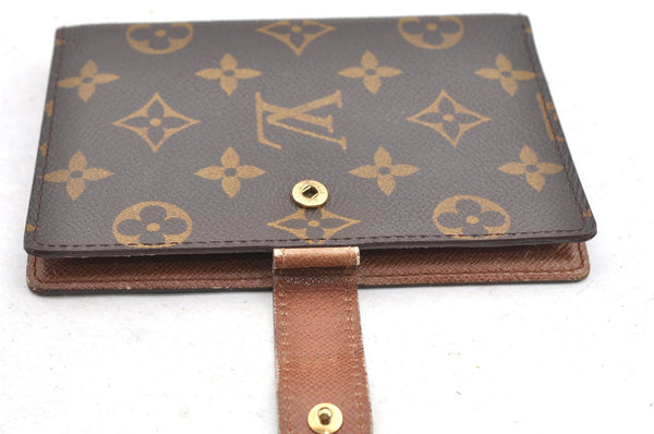 Authentic Louis Vuitton Monogram Agenda PM Notebook Cover R20005 LV 4051I