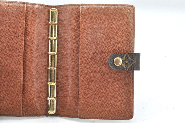 Authentic Louis Vuitton Monogram Agenda PM Notebook Cover R20005 LV 4051I