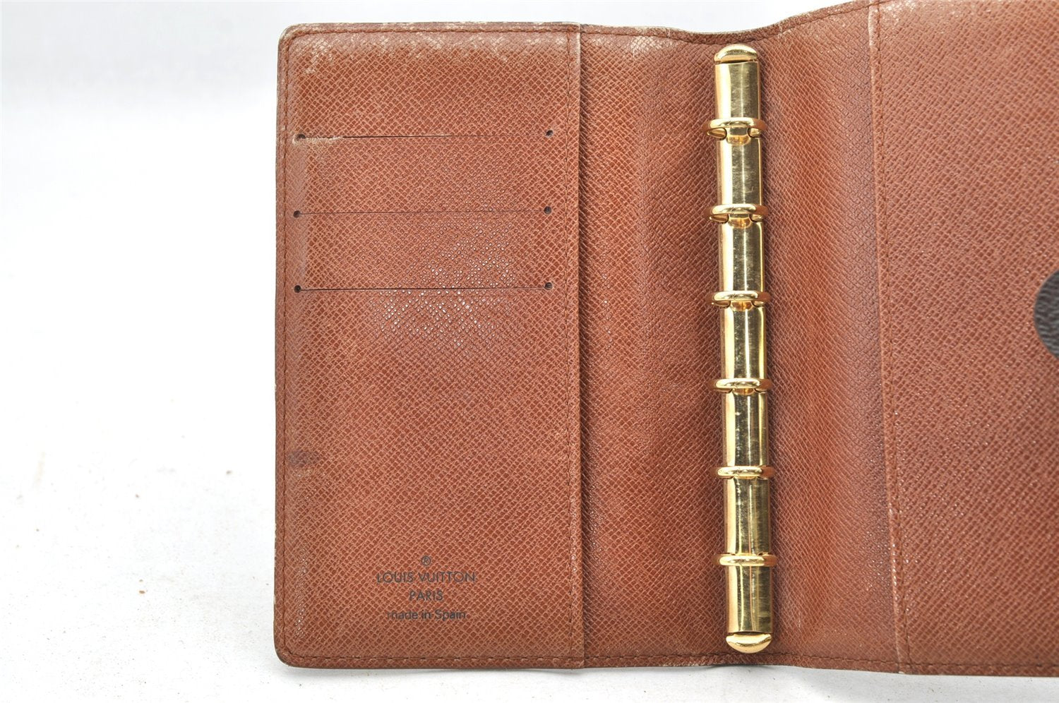 Authentic Louis Vuitton Monogram Agenda PM Notebook Cover R20005 LV 4051I