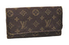 Authentic Louis Vuitton Monogram Mini Lin Multicles 4 Hooks Key Case Brown 4052I