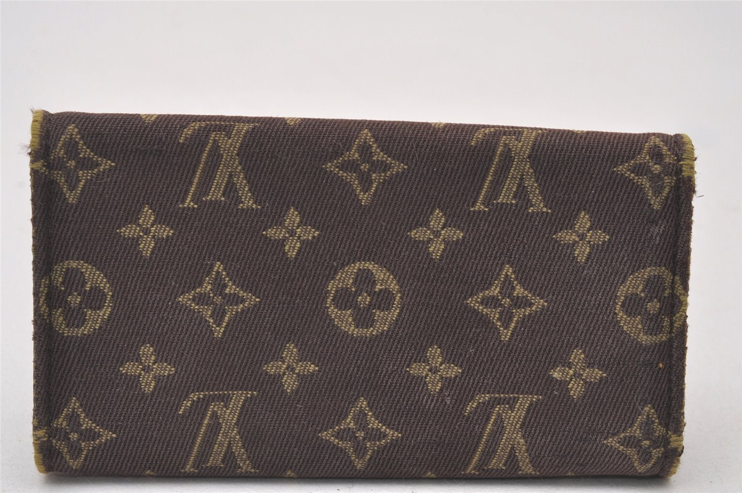 Authentic Louis Vuitton Monogram Mini Lin Multicles 4 Hooks Key Case Brown 4052I