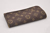 Authentic Louis Vuitton Monogram Mini Lin Multicles 4 Hooks Key Case Brown 4052I