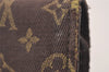 Authentic Louis Vuitton Monogram Mini Lin Multicles 4 Hooks Key Case Brown 4052I