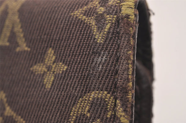 Authentic Louis Vuitton Monogram Mini Lin Multicles 4 Hooks Key Case Brown 4052I