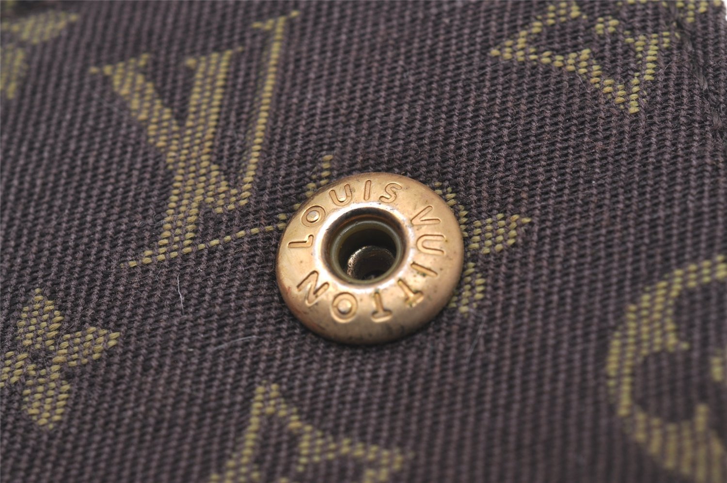 Authentic Louis Vuitton Monogram Mini Lin Multicles 4 Hooks Key Case Brown 4052I