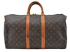 Auth Louis Vuitton Monogram Keepall Bandouliere 45 Boston Bag M41418 LV 4053D