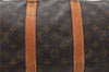 Auth Louis Vuitton Monogram Keepall Bandouliere 45 Boston Bag M41418 LV 4053D