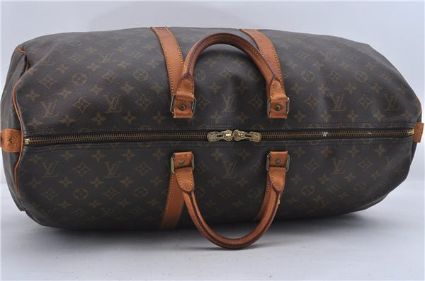 Authentic Louis Vuitton Monogram Keepall 55 Travel Boston Bag M41424 LV 4054D