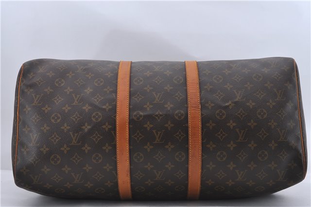 Authentic Louis Vuitton Monogram Keepall 55 Travel Boston Bag M41424 LV 4054D