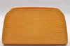Authentic Louis Vuitton Epi Dauphine Cosmetic Pouch Yellow M48449 LV Junk 4054I