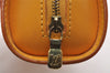 Authentic Louis Vuitton Epi Dauphine Cosmetic Pouch Yellow M48449 LV Junk 4054I