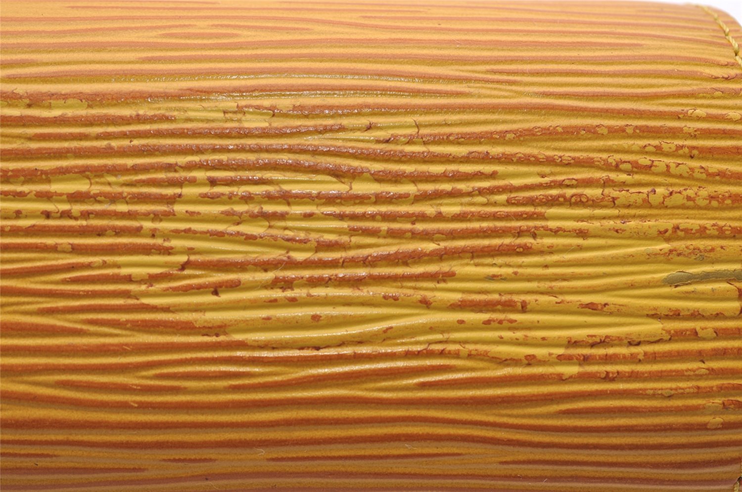 Authentic Louis Vuitton Epi Dauphine Cosmetic Pouch Yellow M48449 LV Junk 4054I