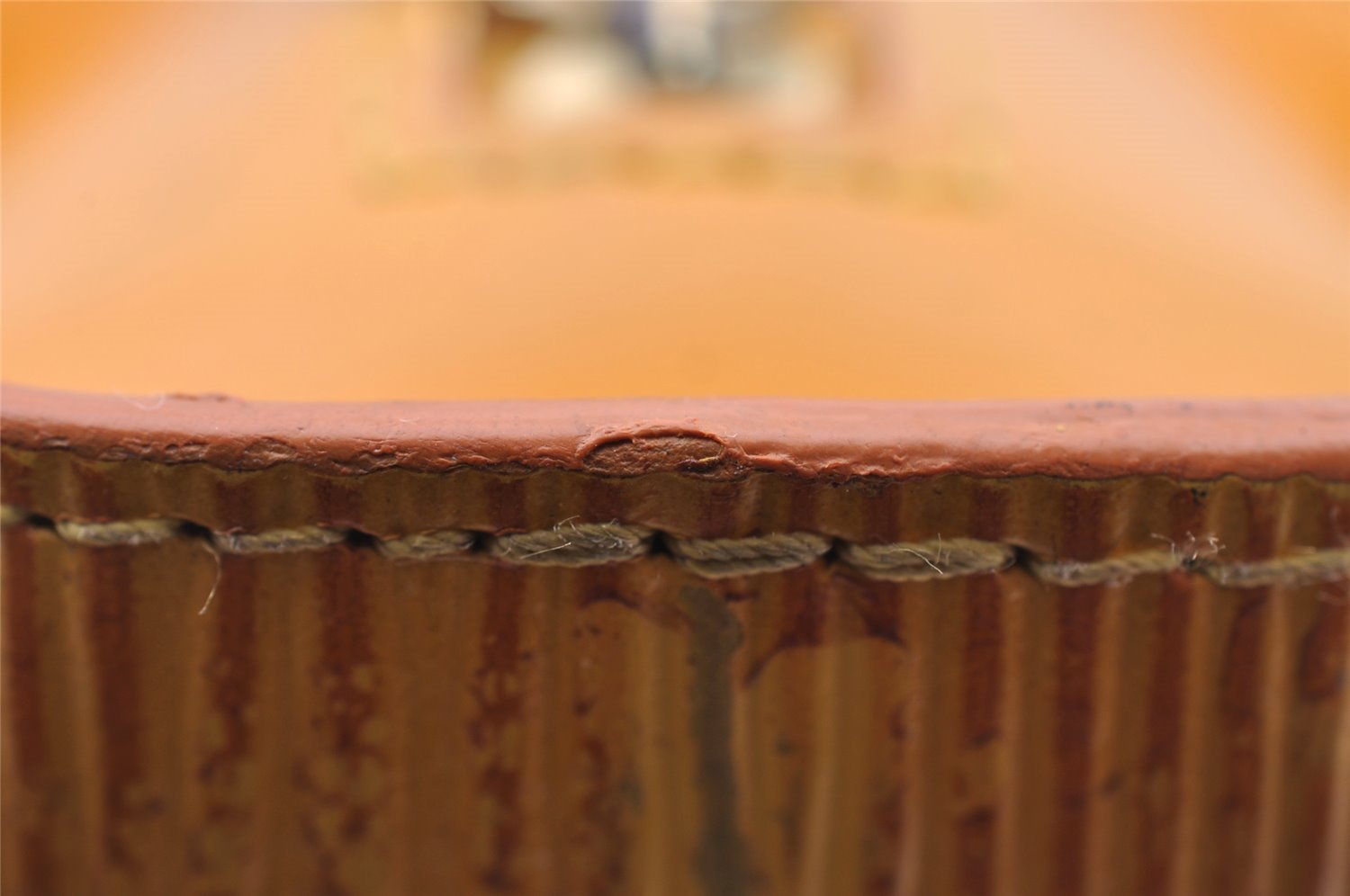 Authentic Louis Vuitton Epi Dauphine Cosmetic Pouch Yellow M48449 LV Junk 4054I