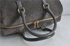 Authentic SAINT LAURENT Duffle 6 2Way Hand Bag Suede Leather 322049 Gray 4055D