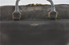 Authentic SAINT LAURENT Duffle 6 2Way Hand Bag Suede Leather 322049 Gray 4055D