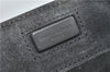 Authentic SAINT LAURENT Duffle 6 2Way Hand Bag Suede Leather 322049 Gray 4055D