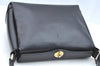Authentic GUCCI Vintage Shoulder Hand Bag Purse Leather Black 4055G