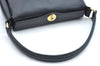Authentic GUCCI Vintage Shoulder Hand Bag Purse Leather Black 4055G