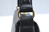 Authentic GUCCI Vintage Shoulder Hand Bag Purse Leather Black 4055G