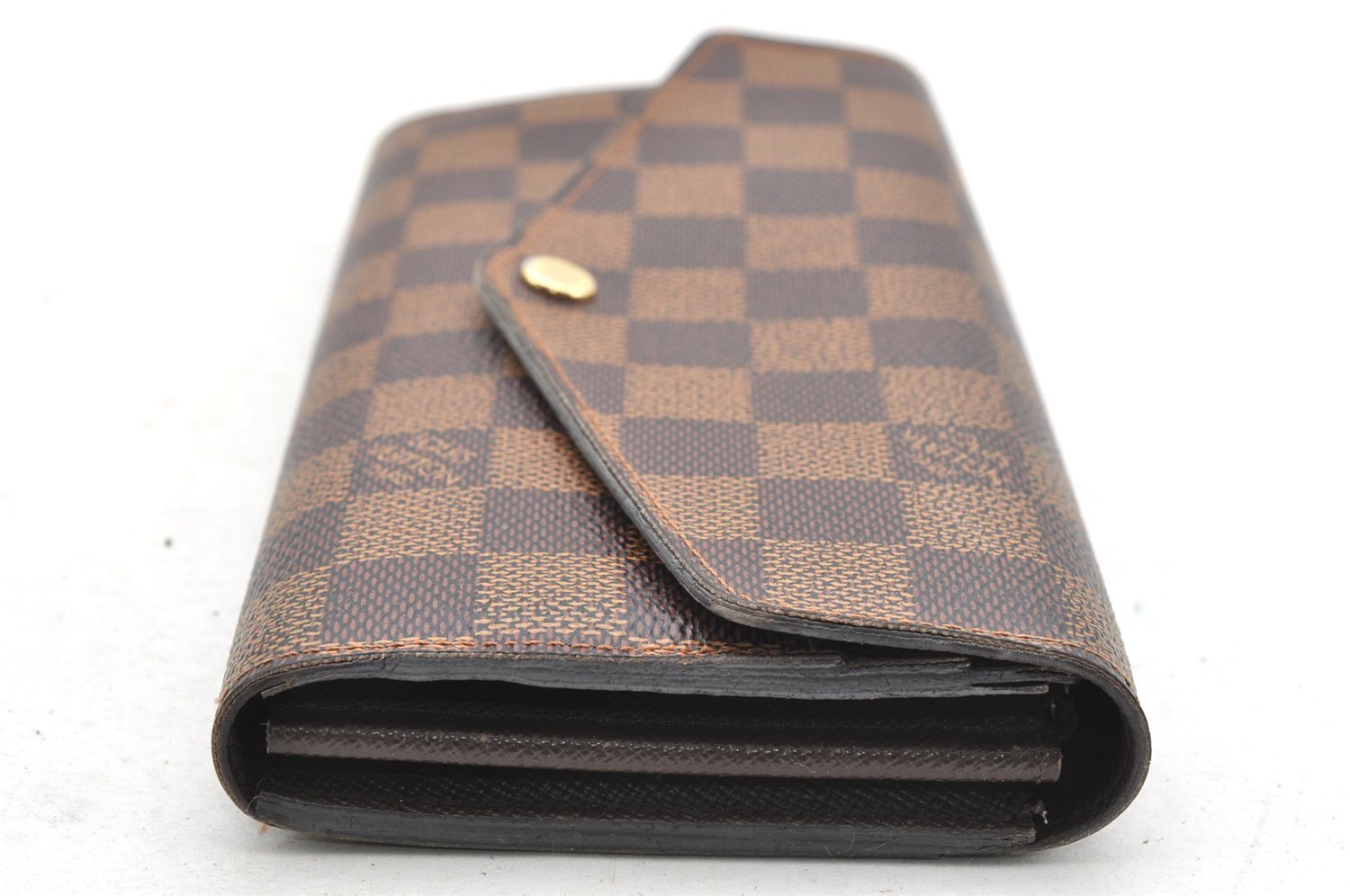 Authentic Louis Vuitton Damier Portefeuille Sarah Long Wallet N63209 LV 4055I