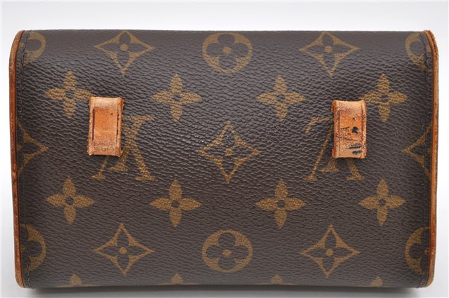 Auth Louis Vuitton Monogram Pochette Florentine Pouch Waist Bag M51855 LV 4056D