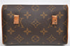 Auth Louis Vuitton Monogram Pochette Florentine Pouch Waist Bag M51855 LV 4056D