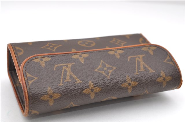 Auth Louis Vuitton Monogram Pochette Florentine Pouch Waist Bag M51855 LV 4056D