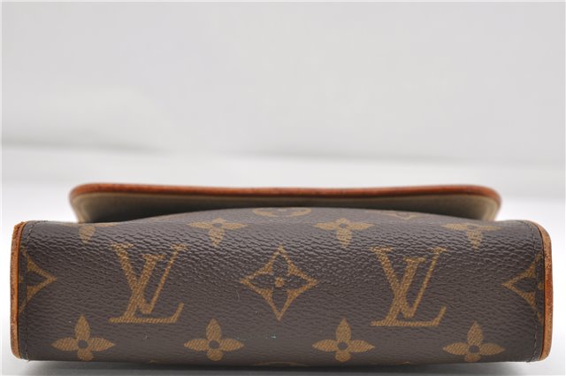 Auth Louis Vuitton Monogram Pochette Florentine Pouch Waist Bag M51855 LV 4056D