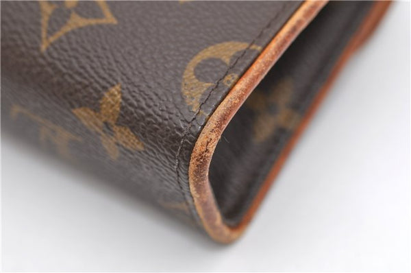 Auth Louis Vuitton Monogram Pochette Florentine Pouch Waist Bag M51855 LV 4056D